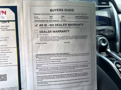 2022 Acura NSX Type S