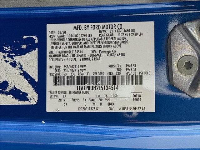 2020 Ford Mustang EcoBoost Premium