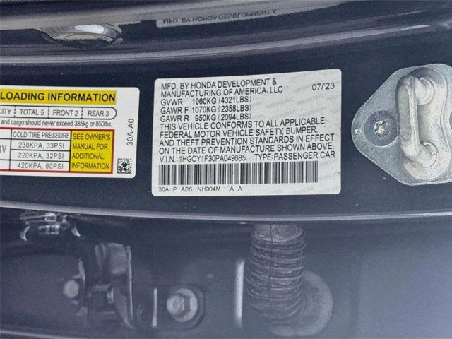 2023 Honda Accord EX