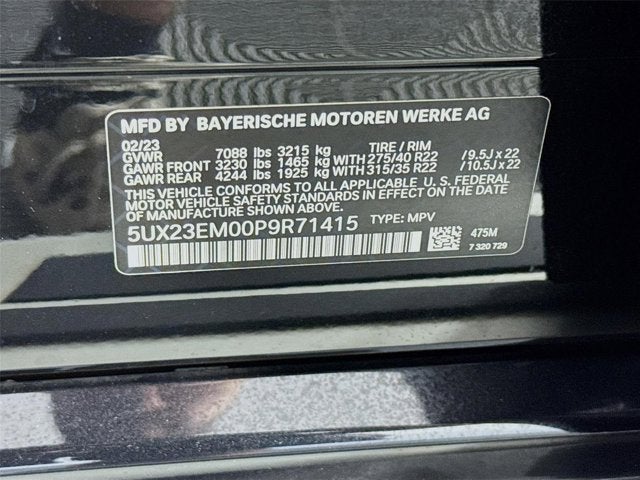 2023 BMW X7 xDrive40i