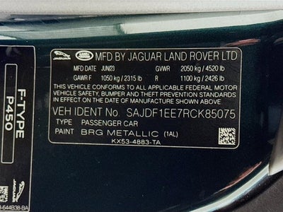 2024 Jaguar F-TYPE P450