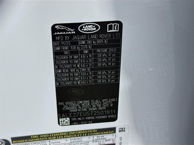 2026 Land Rover Defender 110 X-Dynamic SE