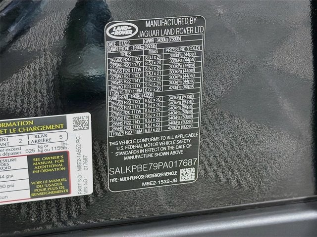 2023 Land Rover Range Rover SE