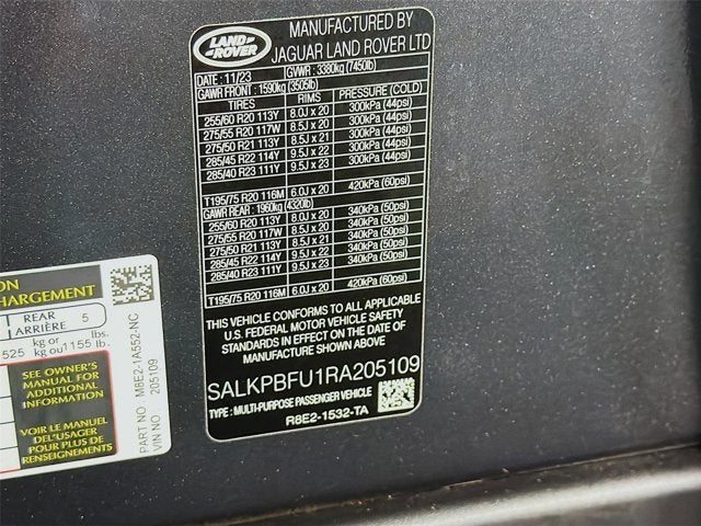 2024 Land Rover Range Rover SE