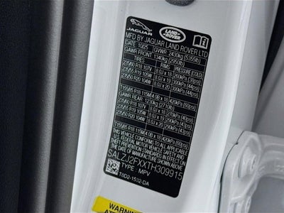 2026 Land Rover Range Rover Evoque S