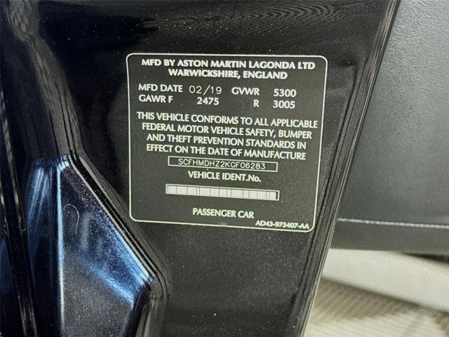 2019 Aston Martin Rapide AMR