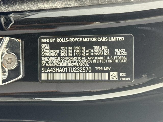 2026 Rolls-Royce Cullinan Black Badge