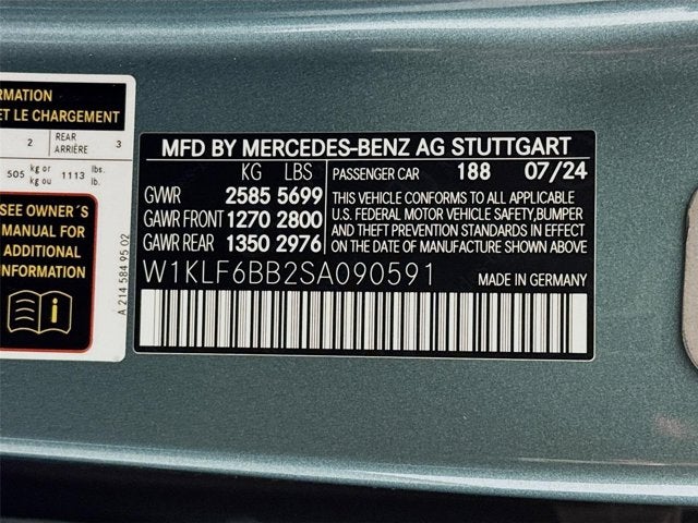 2025 Mercedes-Benz E-Class E 450