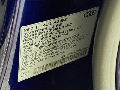 2023 Audi SQ8 Prestige