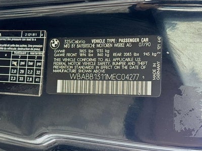 1991 BMW 3 Series 325i