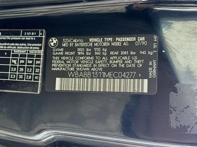 1991 BMW 3 Series 325i