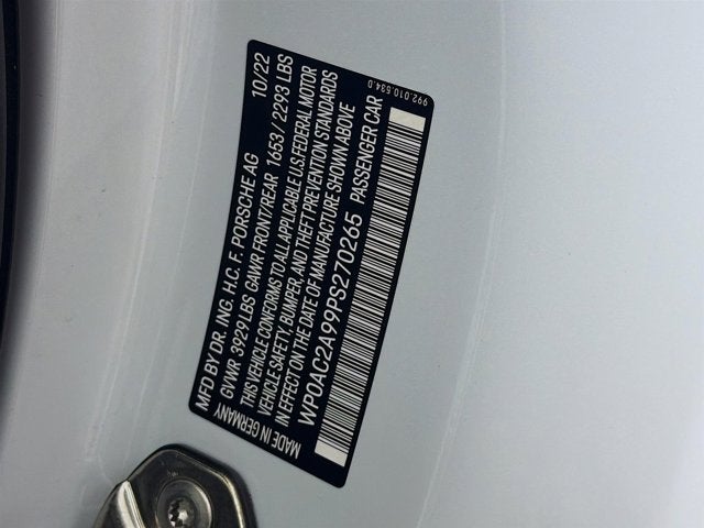 2023 Porsche 911 GT3