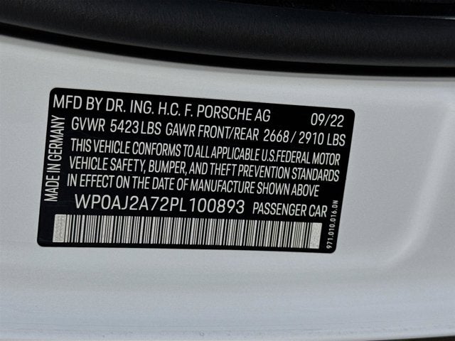 2023 Porsche Panamera 4 Platinum Edition