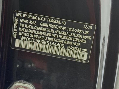 2019 Porsche 911 Turbo