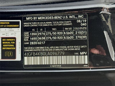 2020 Mercedes-Benz GLE GLE 350