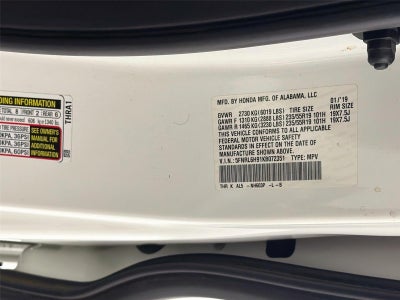2019 Honda Odyssey Elite