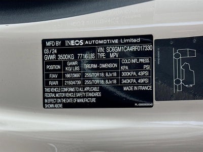 2024 INEOS Grenadier Station Wagon Fieldmaster Edition