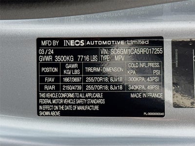 2024 INEOS Grenadier Station Wagon Fieldmaster Edition