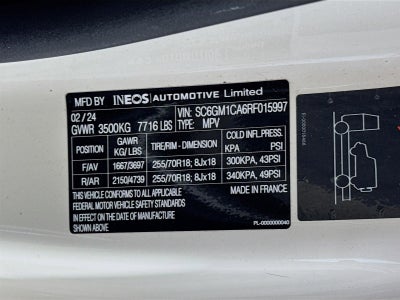 2024 INEOS Grenadier Station Wagon Fieldmaster Edition