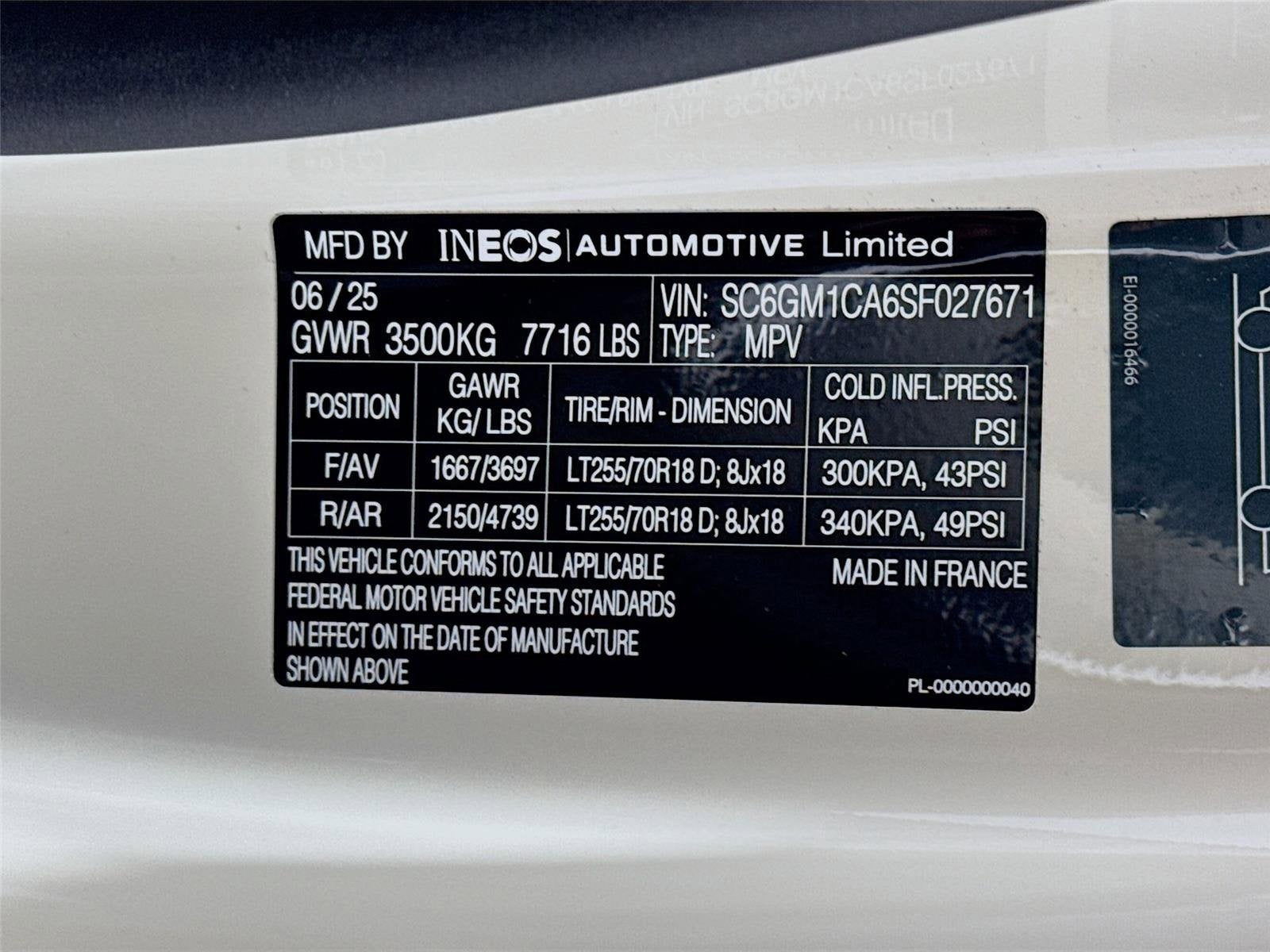2025 INEOS Grenadier Station Wagon Fieldmaster Edition