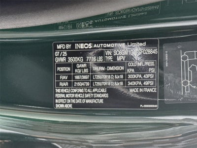 2025 INEOS Grenadier Station Wagon Fieldmaster Edition