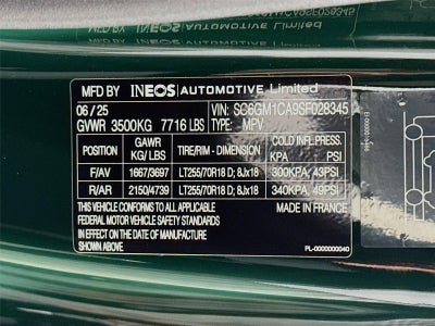 2025 INEOS Grenadier Station Wagon Fieldmaster Edition