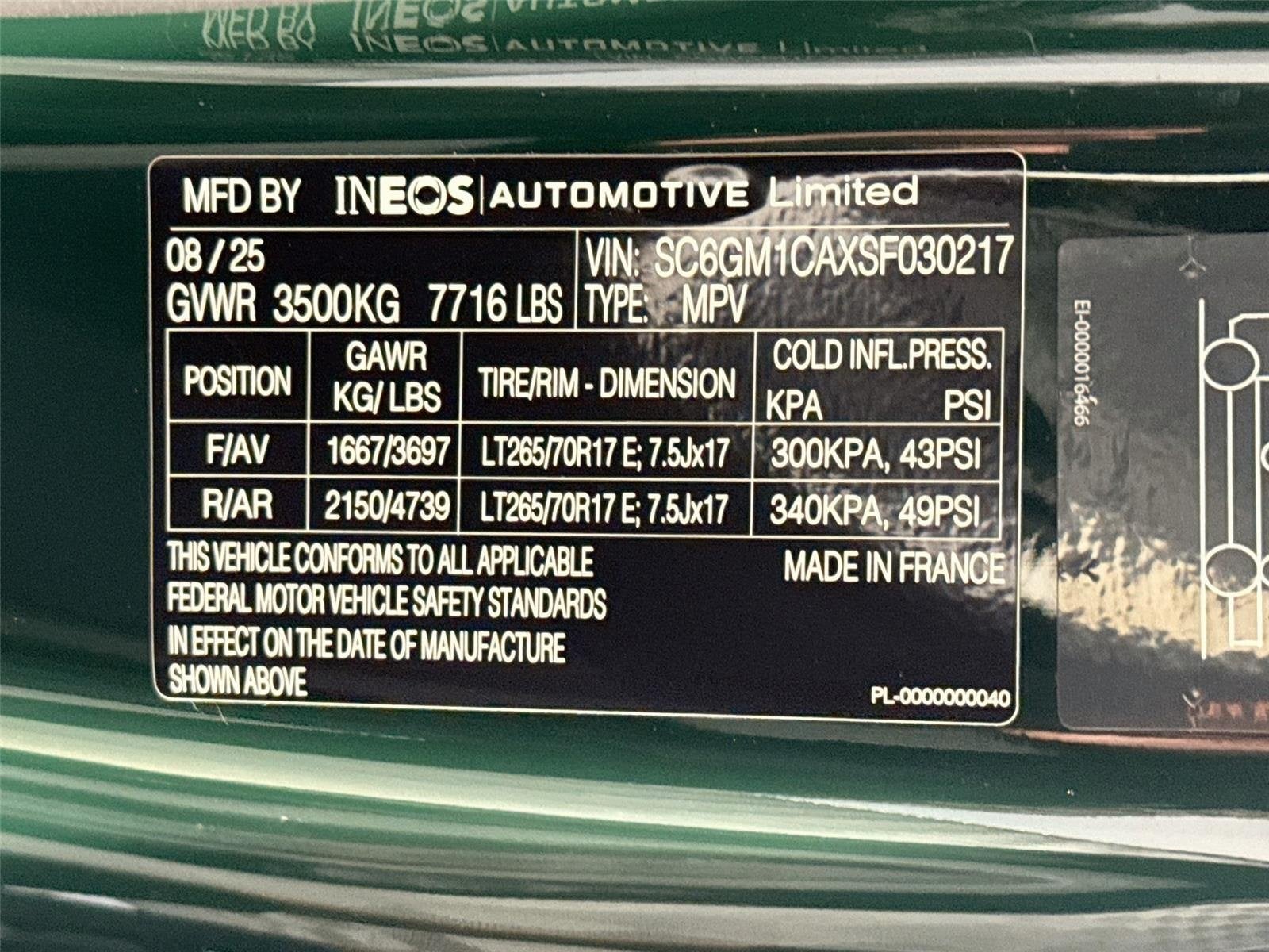 2025 INEOS Grenadier Station Wagon Trialmaster Edition