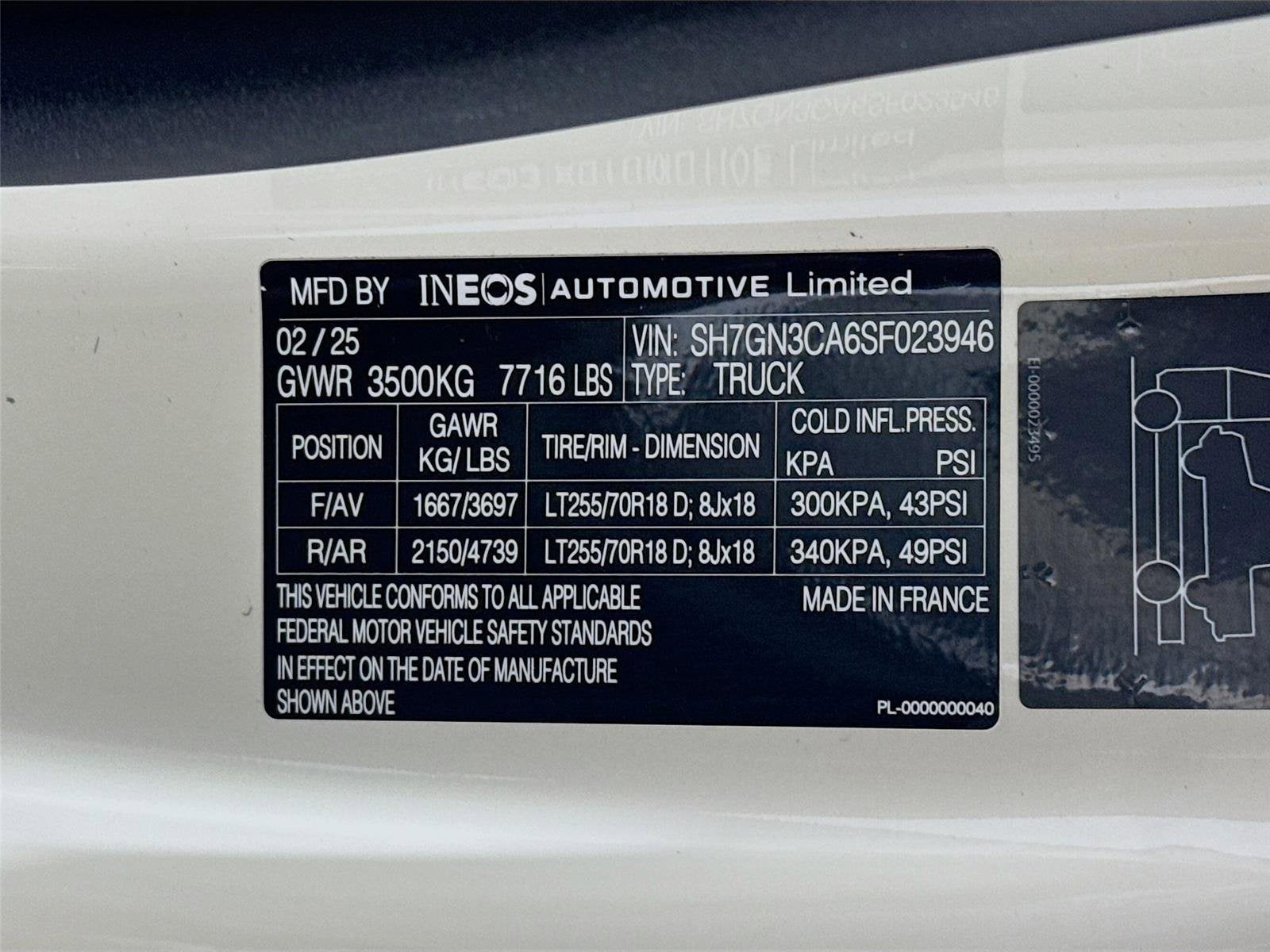 2025 INEOS Grenadier Quartermaster Fieldmaster Edition