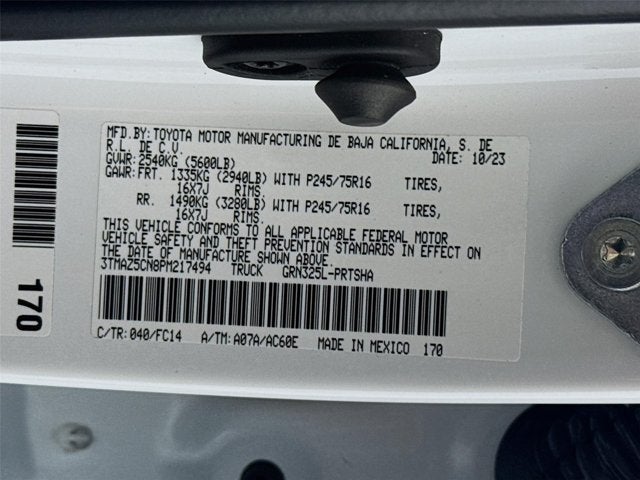 2023 Toyota Tacoma 2WD SR5