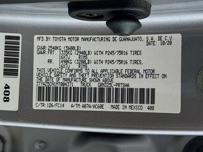 2021 Toyota Tacoma 2WD SR5