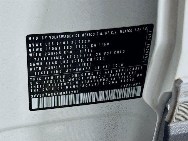 2019 Volkswagen Tiguan SEL