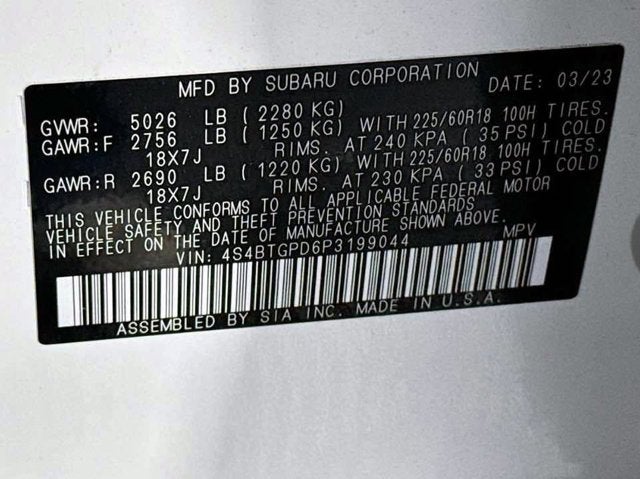 2023 Subaru Outback Touring XT