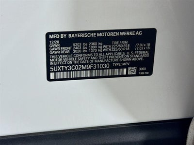 2021 BMW X3 sDrive30i
