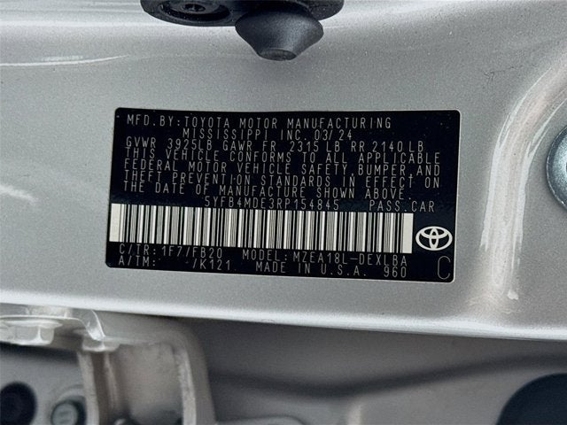 2024 Toyota Corolla LE