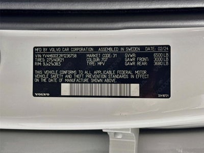 2024 Volvo XC90 Recharge Plug-In Hybrid Plus Bright Theme