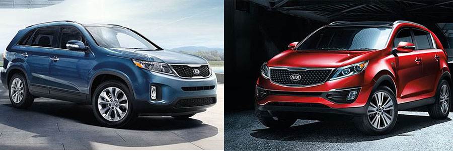 2015 Kia Sorento vs 2015 Kia Sportage