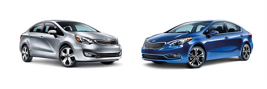 2015 Kia Rio vs 2015 Kia Forte