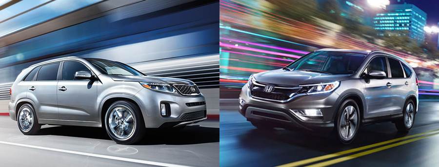2015 Kia Sorento vs 2015 Honda CR-V