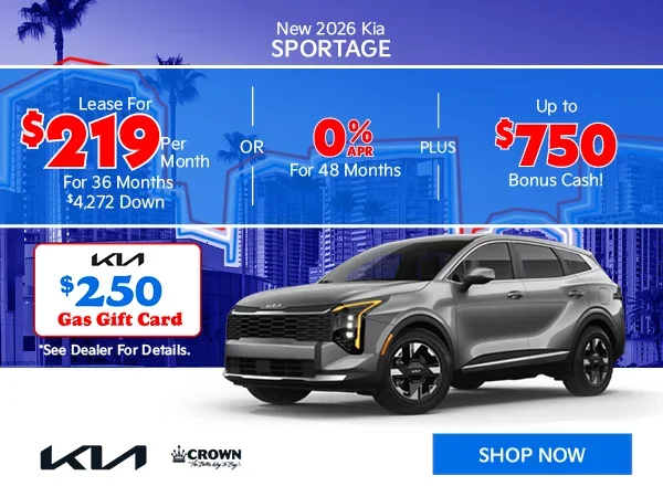New 2026 Kia Sportage