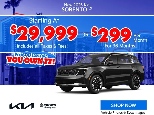 New 2026 Kia Sorento LX