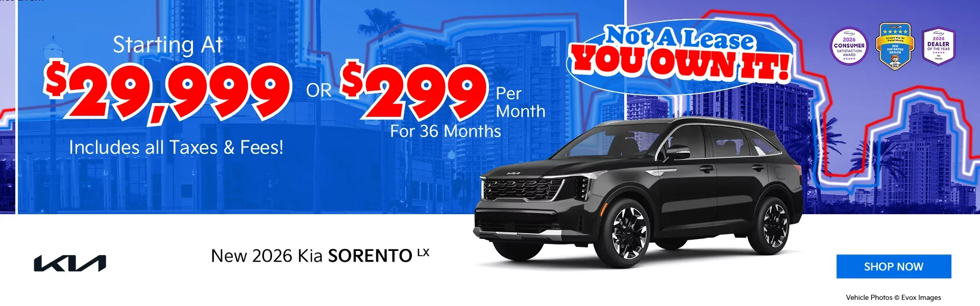 New 2026 Kia Sorento LX